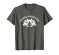 Heavily Meditated Meditate Meditation Relaxation Buddhism T-Shirt - color: Asphalt Grey, size: 6X-Large