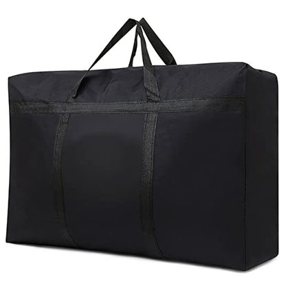 Multipurpose Extra Large Heavy Duty Storage Bags Duffle Bags for Space Saving Moving Storage (60Gal/230L, Black) - size: 60Gal/230L