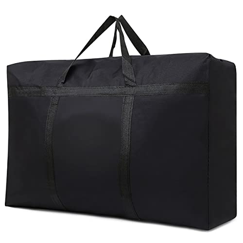 Multipurpose Extra Large Heavy Duty Storage Bags Duffle Bags for Space Saving Moving Storage (60Gal/230L, Black) - size: 60Gal/230L