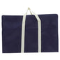 Large Capacity Storage Bag for Moving and Travel Durable Non Woven Space Saving for Blankets and Clothes Convenient Zippered Design for Camping and Closet Organization Navy Blue