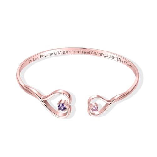 callie Personalized Women Bracelet, Family Bracelet Mother's Day Birthday Gifts for Mom Grandma Wife - color: Brass