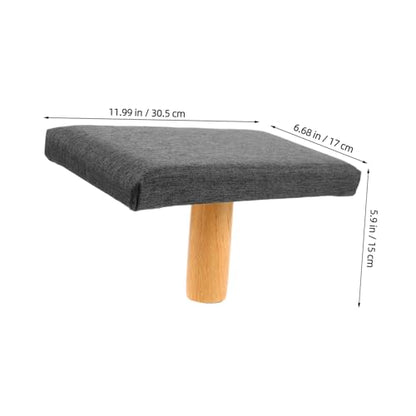 Mobestech Bench Cushion Seat for Comfortable Seiza Position Grey Stool for Prayer and Balance Exercises