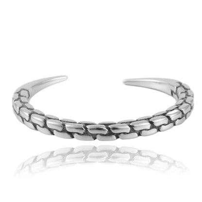 Handmade 925 Sterling Silver Bangle Bracelet Simple Silver/Gold Adjustable Cuff Bangles Durable Stainless Steel bracelet for Men &Women Daily Jewelry Gift for Anniversary Birthday Gift - color: Bangle-21