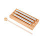 harayaa Hand Held Chime with 3 Tone Bell for Teachers Classroom Mindfulness Yoga