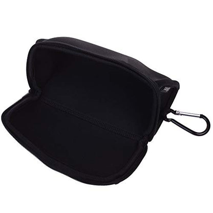 Cosmos Black Neoprene Utility Storage Case Pouch Bag Pen Holder Zipper Travel Carry Bag