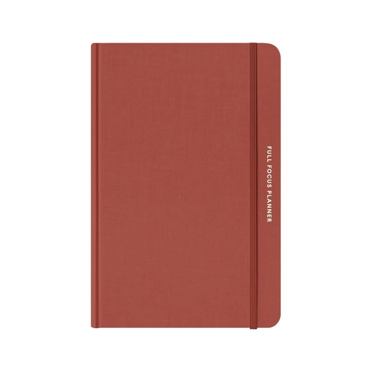 Full Focus Sienna Linen Planner by Michael Hyatt - The #1 Daily Planner to Set Annual Goals, Increase Focus, Eliminate Overwhelm, and Achieve Your Biggest Goals - Hardcover - color: Sienna