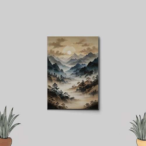 Japanese Wall Art, Minimalist Wall Art, Neutral Abstract Art, Modern Minimalist, Zen Wall Art, Zen Printed Wall Art, Japanese Art Print, Decor Canvas, Arts