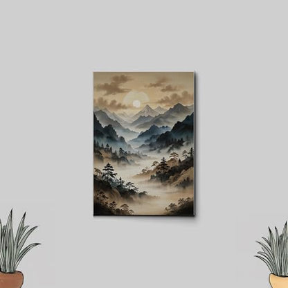 Japanese Wall Art, Minimalist Wall Art, Neutral Abstract Art, Modern Minimalist, Zen Wall Art, Zen Printed Wall Art, Japanese Art Print, Decor Canvas, Arts