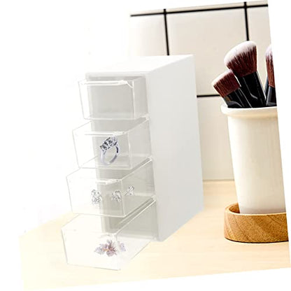 Alipis Desk Storage Case Drawer Dividers Mini Organizer Jewelry Box Tabletop Eco-friendly Space-saving