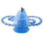 Blue Medicine Buddha Necklace Healing Glass Bead Choker Buddhist Health Amulet Pain Relief Pendant Spiritual Protection Jewelry Unisex Gift for Men Women