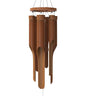 Classic Bamboo Wind Chimes - Outside Outdoor Wood Wooden Windchimes, Small, Handcrafted with Calming Deep Tones, Ideal Home Decor or Gift for Any Occasion - size: Small 35"