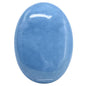 Amazing Gemstone Angelite Crystals and Healing Stones - Large Palm Stone Crystals Piedra - Crystal for Good Luck, Balanced Positive Energy, Meditation - Unique Stocking Stuffers, Gifts for Women - color: Angelite