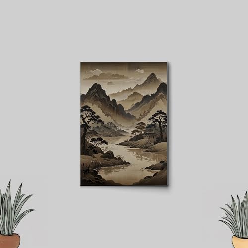 Japanese Wall Art, Minimalist Wall Art, Neutral Abstract Art, Modern Minimalist, Zen Wall Art, Zen Printed Wall Art, Japanese Art Print, Wall Art Canvas, Wall