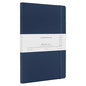 myPAPERCLIP Executive Series A5 Checks/Square Grid Notebook | 192 Pages, 80 GSM, Soft Cover, A5 (5.83 x 8.27 in) | Flat Lay | Bookmark, Elastic Closure & Back Pocket | Blue - color: Blue, size: A5, Checks