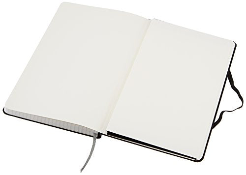 Amazon Basics Classic Grid Notebook for Writing and Note Taking, Hardcover, Graph Ruled, 240 Pages, 5" x 8.25", Black - size: 1 Pack, style: Grid