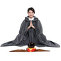 Meditation Hooded Cloak Buddhist ed Monk Outfit Winter Meditation Clothing Robe Unisex - color: F, size: Large