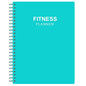 Fitness Planner for Women & Men - A5 Workout Log Book/Exercise Log to Track Weight Loss, Gym, Bodybuilding Progress - Daily Health & Wellness Journal, 5.8X8.25 In Workout Book - style: Teal