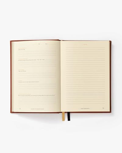 Intelligent Change Notes to Mindfulness Daily Journal for Women With Prompts to Write In, Illustrated Gratitude & Positivity, Undated Guided, Hardbound Wellness - Chelsea Kauai (Sunset Orange) - color: Sunset Orange