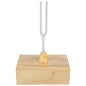 512 Hz Sound Tool with Wooden Resonance Chamber, Tuning Fork Instrument for Meditation and Yoga Practice