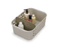 Joseph Joseph EasyStore - Bathroom essentials Storage Basket Organiser with Moveable Divider, Ecru, Large - size: Large (Pack of 1)