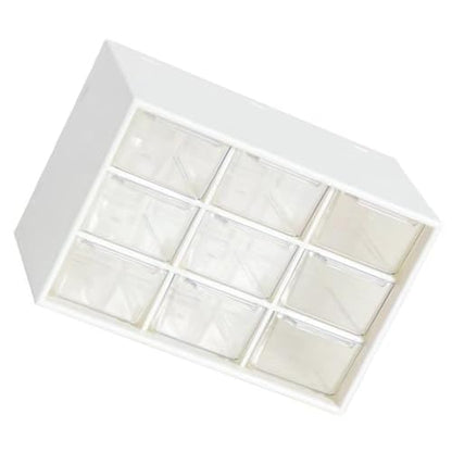 9-Drawer Desktop Organizer, Multifunctional Desk Storage Box for Jewelry, Makeup, Office, School, Home-Easy to
