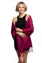 EURKEA Women's Scarf Pashmina Silky Soft Shawls Wraps Stole for Evening, Wedding and Gift - color: Magenta