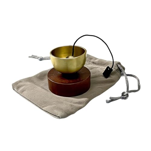 Portable Mini Set,Compact Beautiful Sound and Look Tibetan Meditation Sound Bowl for Mindfulness