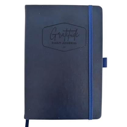 Simple Purposeful Living Gratitude Journal for Women – 5 Minute Daily Guided Gratitude Journal with Prompts for Mindfulness, Affirmations and Self Care – Leather Bound Wellness Notebook