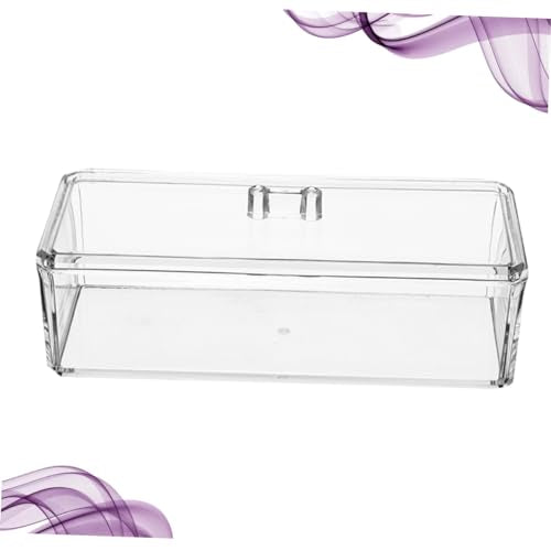 Transparent Storage Box for Jewelry Candy Makeup Versatile Home Organizer Sturdy Design for Desk and Table Use Keeps Items Neat and Tidy