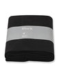 MISZBHA Yoga Rugs & Blanket Indian Cotton Perfect for Restorative Yoga & Meditation Pack of 1 - color: RIB BLACK