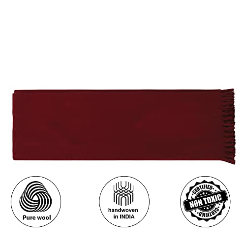 Woolen Meditation Shawl Blanket Wrap Oversize Scarf Stole Wool Throw Indian Blanket Wrap for Soft Large Prayer Yoga Shawl.