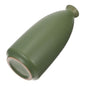 Toyvian Ceramic Zen Vase Green Dried Flower Vase Tabletop Artistic Home Décor for Desktop Arrangement and Meditation Space Decoration