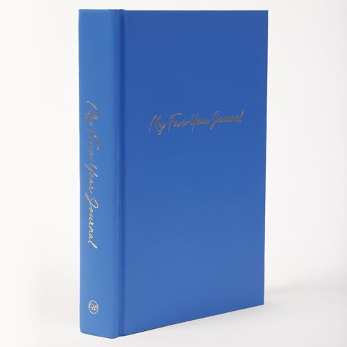 Hard Cover 5 Year Journal | The Easiest to Use Five Year Journal | Quick and Easy Five Year Daily Journal System | 6x8.25 Inch Size (True Blue) - color: True Blue
