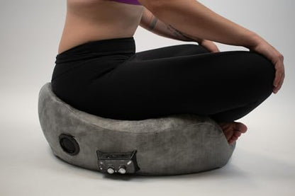 Zen Vibrating Meditation Cushion for Enhanced Vibroacoustic Therapy (VAT) - Increase Focus, Reduce Stress with Sound and Vibration