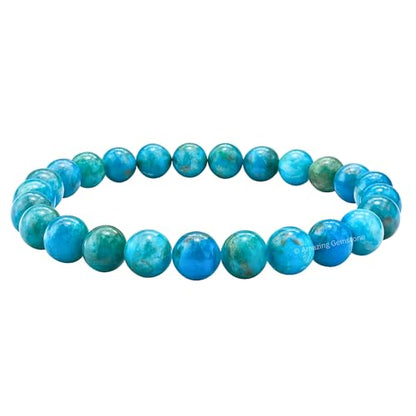 Amazing Gemstone Crystal Bracelet for Women Men's Gifts - Protection Healing Crystal Bracelet - 8mm Gemstone Beaded Stretchable Bracelet Pulseras Para Hombres Mujer Stocking Stuffers Mothers Day Gift (Apatite) - color: Apatite