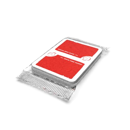 Chaotic Draw Along - Booster Pack (20 Chaotic Blank Red Cards) - Prompt Deck Expansion - Creative Art Blanks, Drawing Inspiration, Blank Cards for Your Own Prompts