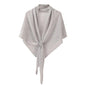 Cashmere Blend Shawl Wraps for Women,Cashmere Poncho Pashmina for Women Travel Scarf for All-Season with Gift Box - color: Light Grey