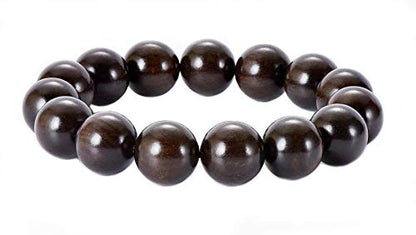 Prayer Bead bracelet Mala Beaded Bracelets for Men Women 12/15MM … - color: 15mm 15 beads ebony