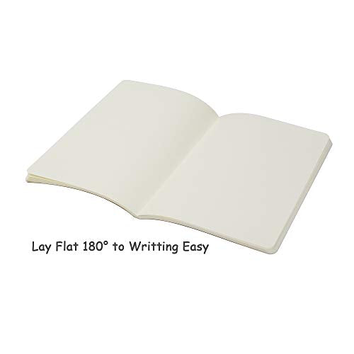 TWONE 3 Pack Travel Journal Notebook for Travelers or School - Kraft Brown Soft Cover - 5.5” x 8.25” - 96 Blank Pages with 48 Sheets - style: Versatile