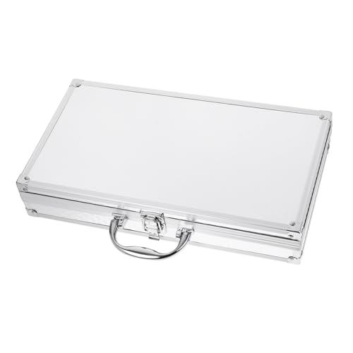 Toddmomy Aluminum Alloy Toolbox Portable Carrying Case Hard Shell Storage Briefcase for Men Case