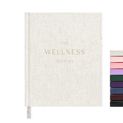 &And Per Se Wellness Journal, Self Care & Daily Journal for Women, Mental Health Planner with Habit Tracker, Diet & Goals, Undated, Gift-Ready (Original Beige) - color: A-Original Beige