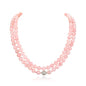 mala Beads Necklace for Women Man, mala Bracelet, Prayer Beads Necklace - color: rose quartz no tassel