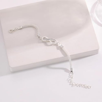Minimalist Stackable Bracelet for Women, Dainty Silver Chain for Daily Wear & Elegant Christmas Gifts - style: Style1