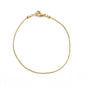 Honeycat Thin Ball Chain Plain Bracelet in 18k Gold Plate, 18k Rose Gold Plate, or Silver | Minimalist, Delicate Jewelry - color: Gold