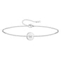 Personalized Initial Bracelet for Women Stainless Steel Letters Bracelet Delicate Coin Dainty Disc Alphabet Charm Bracelet Monogram Name Bracelet - style: W