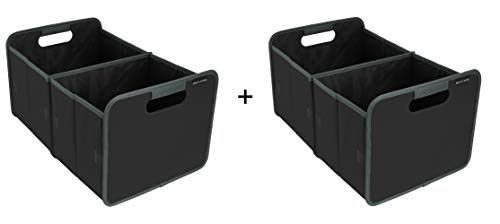 M221031 Foldable Box Trunk Dorm Travel Car 19.7x12.6x10.8inches Shopping Camping Organize, 2-Pack/Large, Lava Black - color: Lava Black, size: 2-Pack / Large