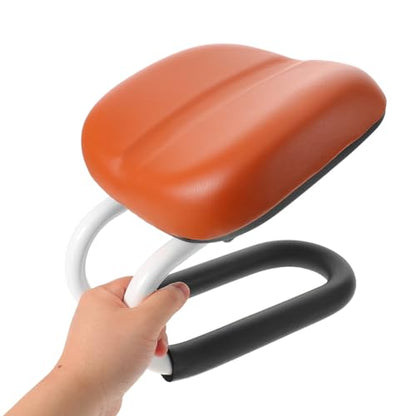 Meditation Bench: Kneeling Chair with Non-Slip Base - Soft PU Leather Stool - Adjustable Height Cushion for Prayer Home Studio Portable