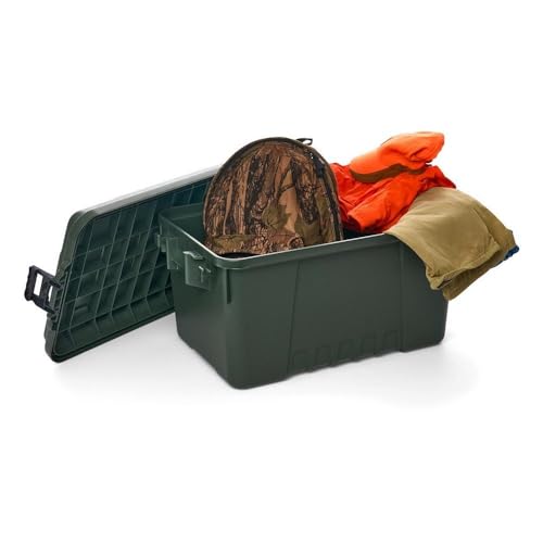Plano Storage Trunks - color: Olive Drab, style: Small - 3 pack