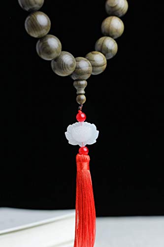 Zen Dear Unisex Burried Ebony Prayer Beads Buddha Buddhist Prayer Beads Meditation Mala Necklace Bracelet - style: 20mm 21 Beads Boutique