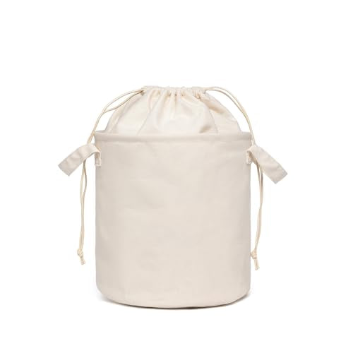 Foldable Storage Bins with Lids Cotton Canvas Rectangular Storage Box Ideal for Organization Lightweight and Durable (10.24 x 10.04) - size: 10.24 x 10.04"